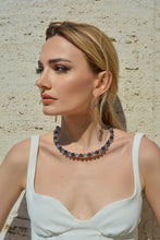 Carica l'immagine nel visualizzatore di Gallery, CRYSTAL CHOCKER Celeste-Viola