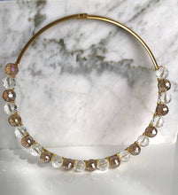 Carica l'immagine nel visualizzatore di Gallery, CRYSTAL CHOCKER Ambra-Bianco