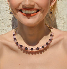 Carica l'immagine nel visualizzatore di Gallery, CRYSTAL CHOCKER Rosa-Viola