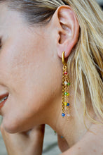 Carica l'immagine nel visualizzatore di Gallery, ORECCHINI MULTICHAIN MULTICOLOR