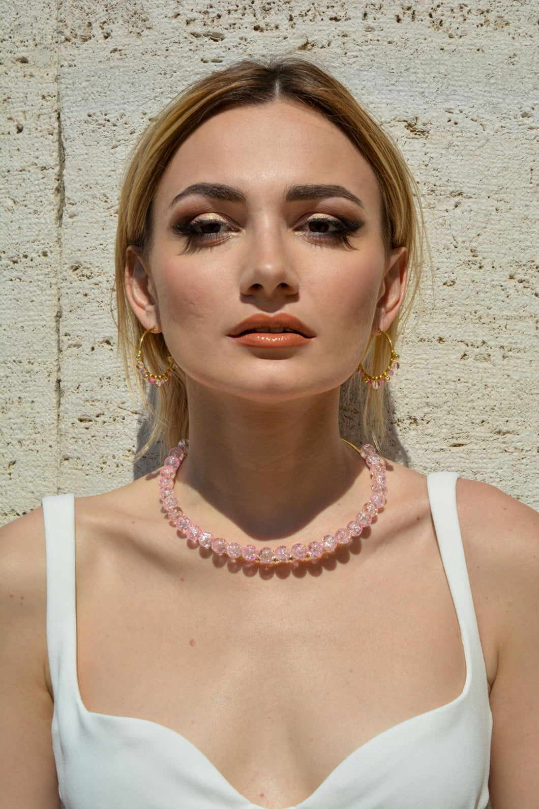 CRYSTAL CHOCKER ROSA